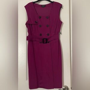 Tahari Arthur S. Levine Purple Dress Size 10p